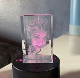 What are the costs associated with creating a 3D photo cube?