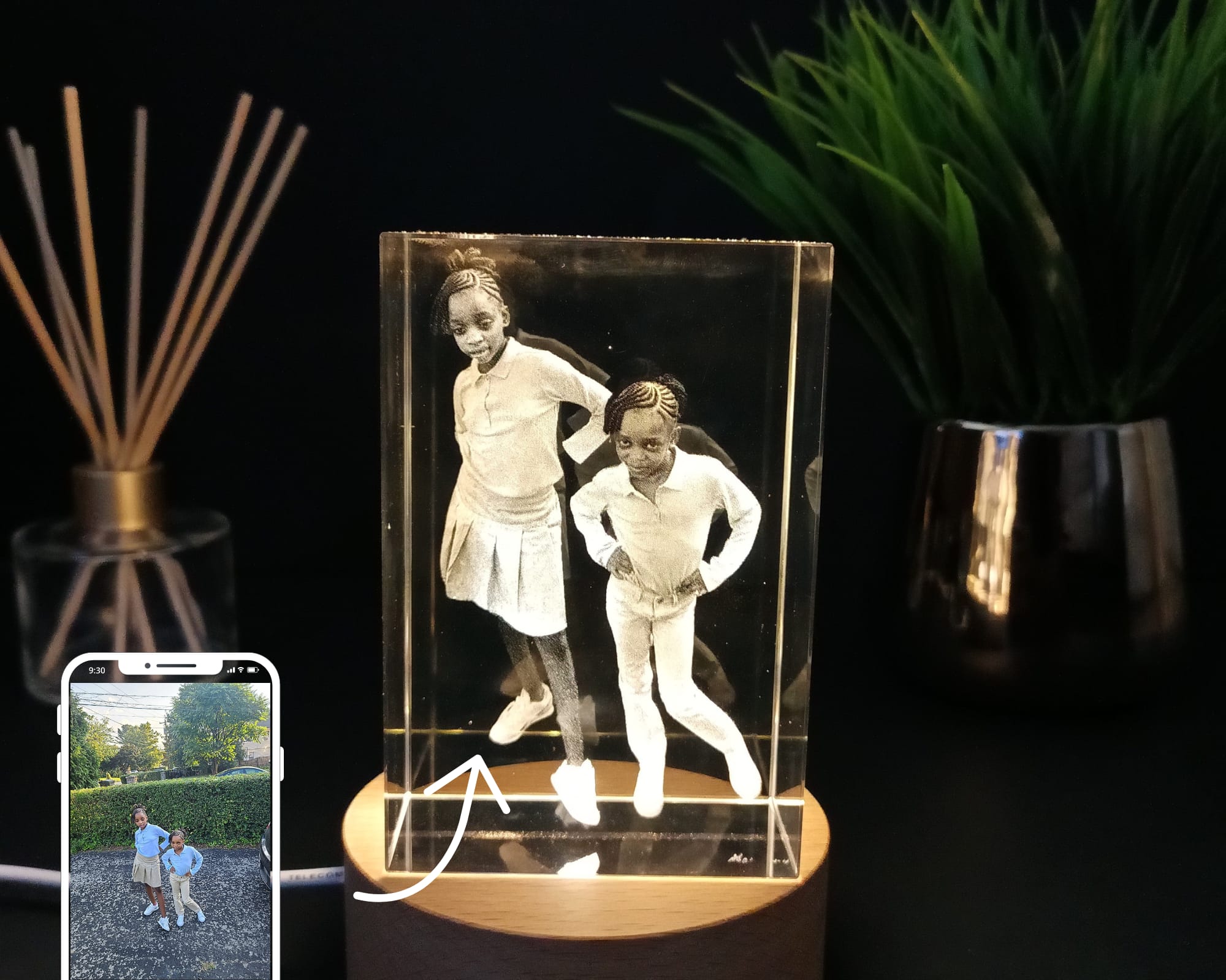 3D Photo Tower Crystal